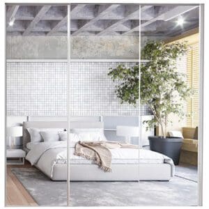 Posuvné dveře ke skříni MERV F2 200 zrcadla