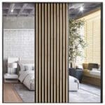 Posuvné dveře ke skříni MERV F8 180 dub wotan / černé