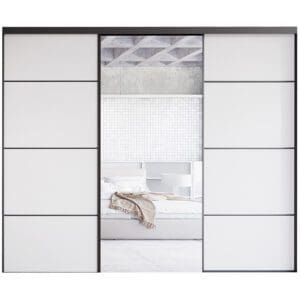 Posuvné dveře ke skříni MERV F6 250 bílé