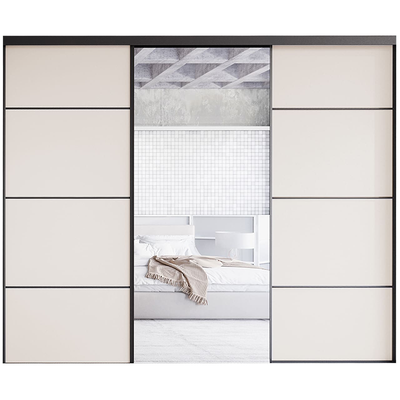 Posuvné dveře ke skříni MERV F6 270 kašmír