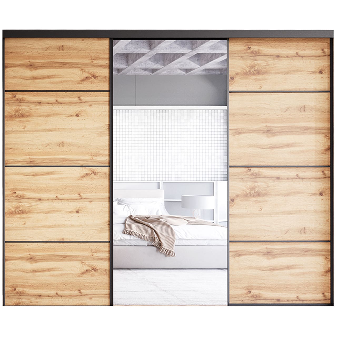 Posuvné dveře ke skříni MERV F6 270 dub wotan