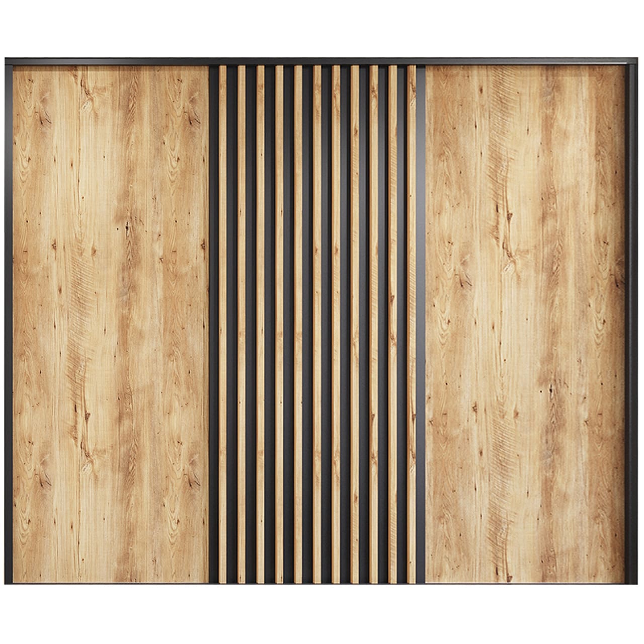 Posuvné dveře ke skříni MERV F7 270 dub wotan / černé