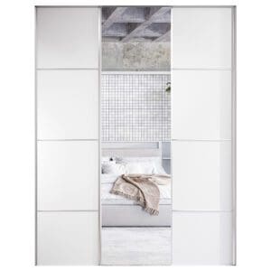 Posuvné dveře ke skříni MERV F4 150 bílé