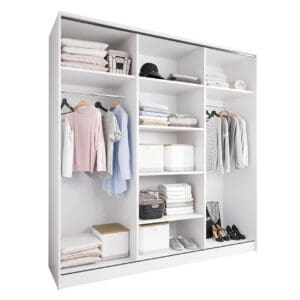 Skříň otevřená MERV K6 180 bílá