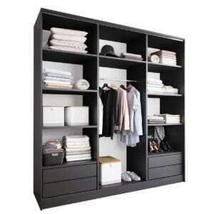 Skříň otevřená MERV K7 200 černá