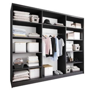 Skříň otevřená MERV K5 270 černá