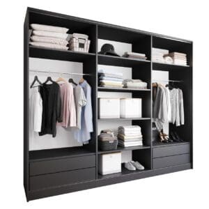 Skříň otevřená MERV K8 270 černá