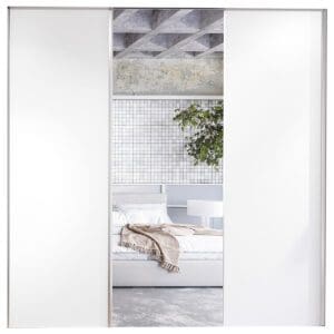 Posuvné dveře ke skříni MERV F1 180 bílé