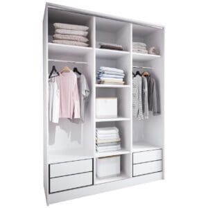 Skříň otevřená MERV K4 150 bílá