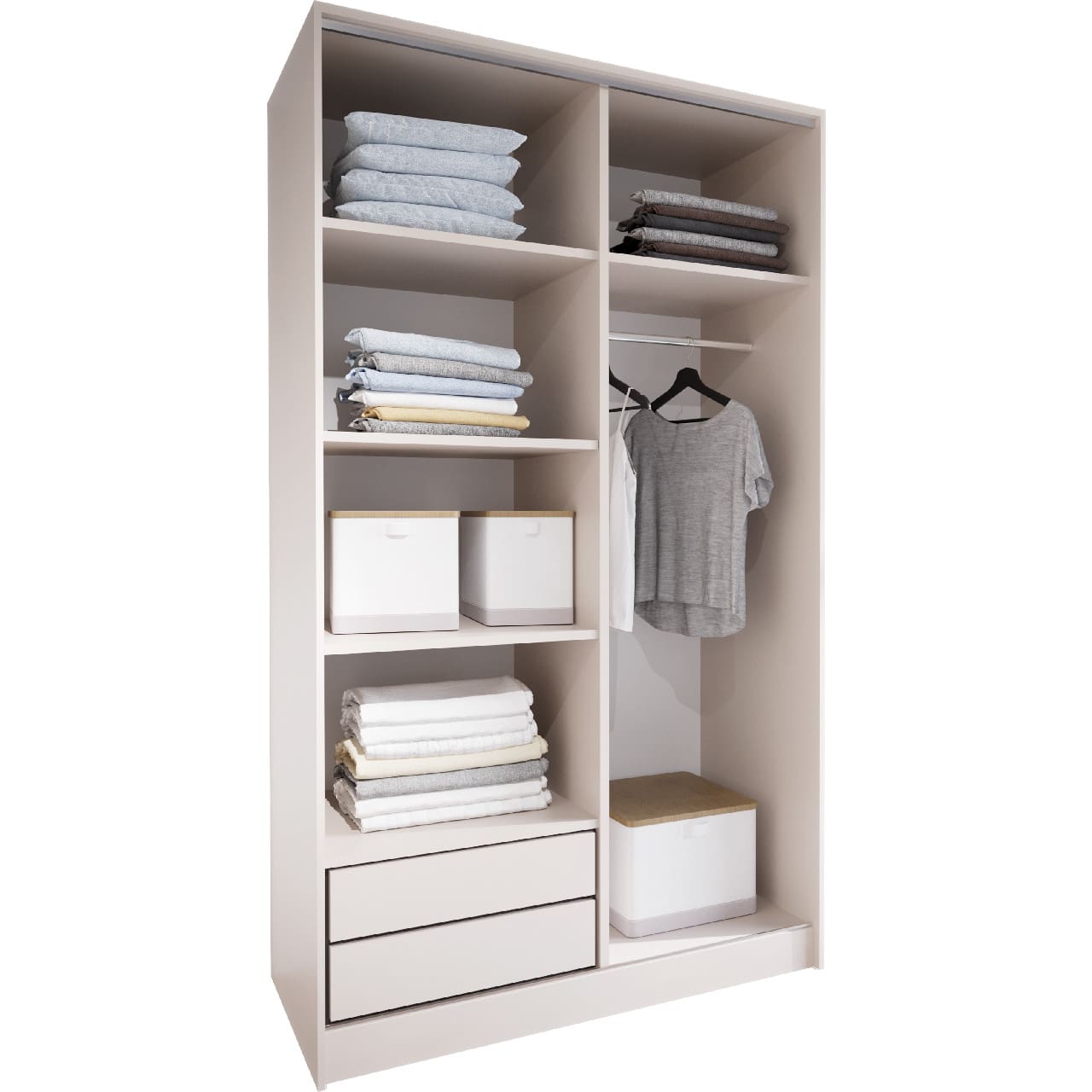 Skříň otevřená MERV K3 120 kašmír