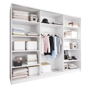 Skříň otevřená MERV K1 250 bílá