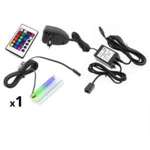 LED osvětlení 1 police - RGB (volba barev)