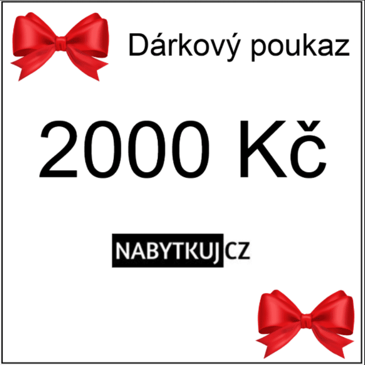 Dárkový poukaz v hodnotě 2000 Kč