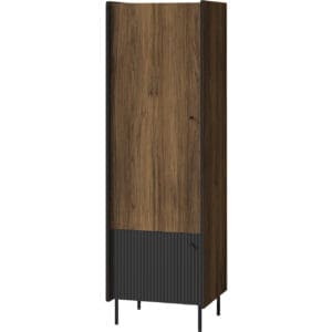 Skříň PRESTI 02 ořech warmia / černá