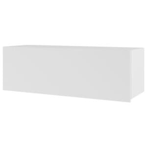 Závěsná vitrína CALABRIA CL1 bílá / bílý lesk