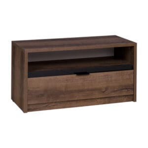 Komoda RTV DENVI DV09 dub monastery / černý lesk