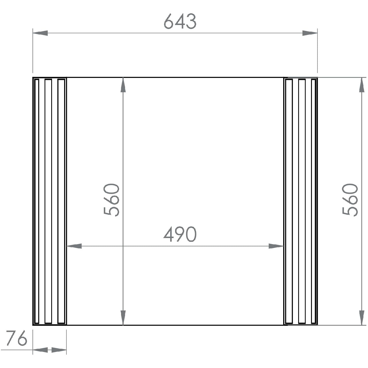 Zrcadlo ALVARO 11 kašmír - Obrázek 5
