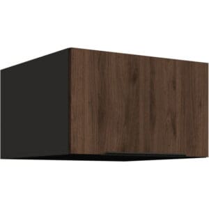 Skříňka horní 60 SILVIA 24 černý / ořech okapi