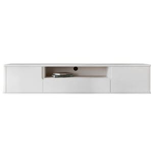Komoda RTV závěsná RADIUS 180 Bílá