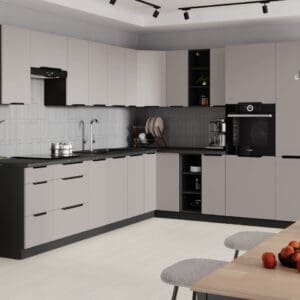 Kuchyně SILVIA 1 černá / kašmír