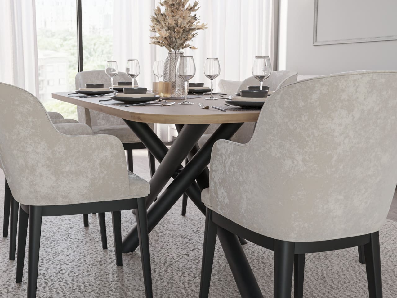 Stůl WELTER MAX dub artisan - Obrázek 9