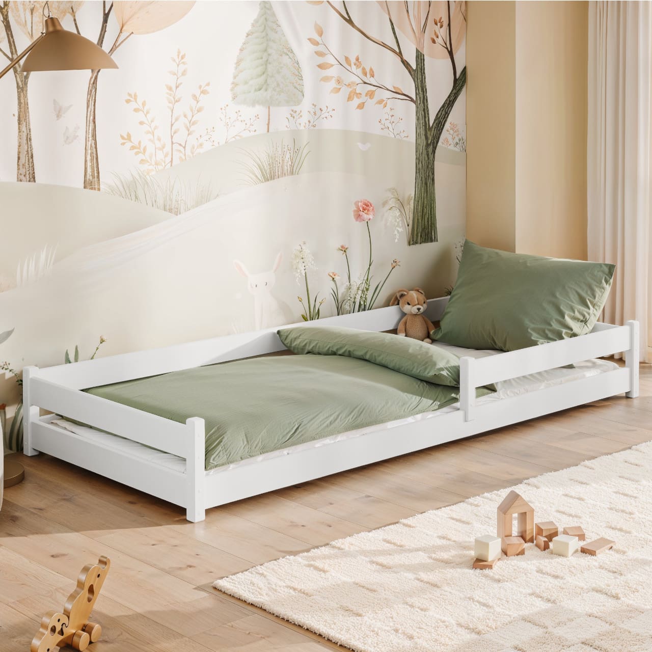 Dřevěná postel SILA 90x200 - Obrázek 8