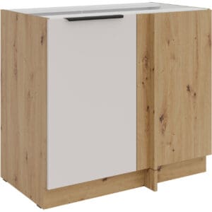 Dolní skříňka rohová 105 IBARA 15 dub artisan / kašmír