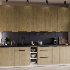 Kuchyně CAMERON 2 bílý / dub artisan