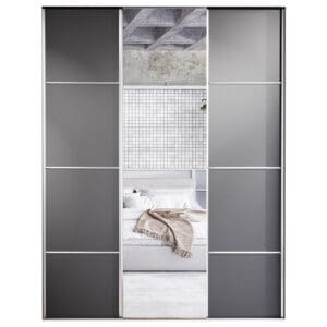 Posuvné dveře ke skříni MERV F4 150 černé