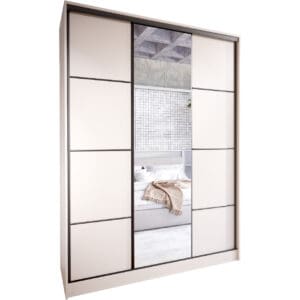 Skříň se zrcadlem NOVI A 150 kašmír