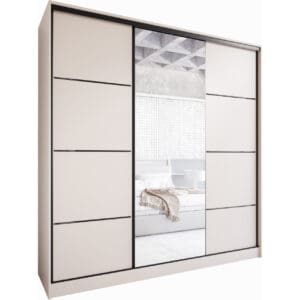 Skříň se zrcadlem NOVI B 200 kašmír