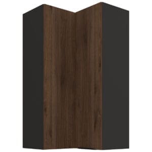 Horní skříňka 60 SILVIA 67 černá / ořech okapi