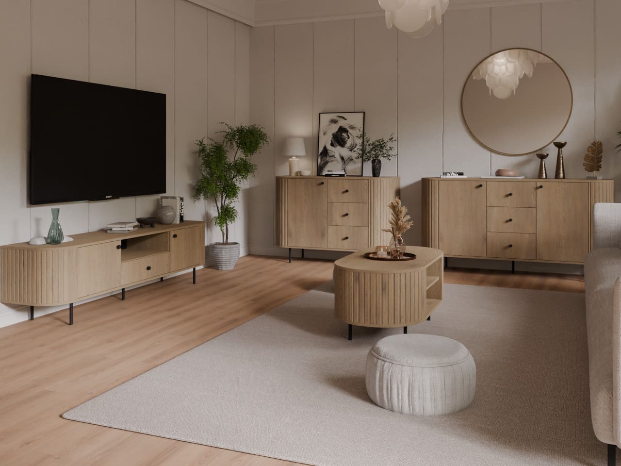 Komoda RTV NARITA 04 dub cremona - Obrázek 6