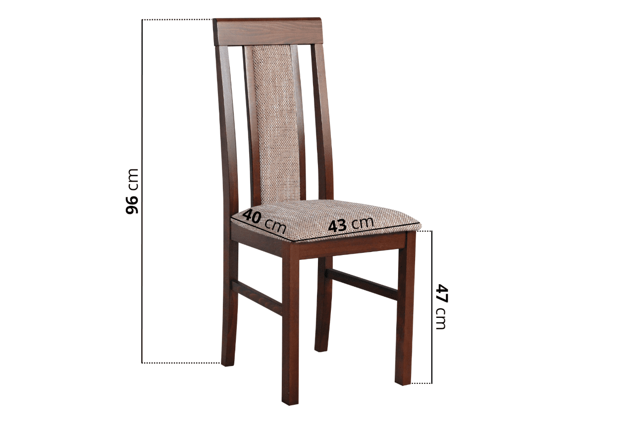 Bílá židle DK12 s šedým sedákem 20B - Obrázek 3