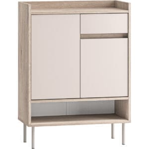 Botník FLEUR 03 dub cremona terracotta / kašmír