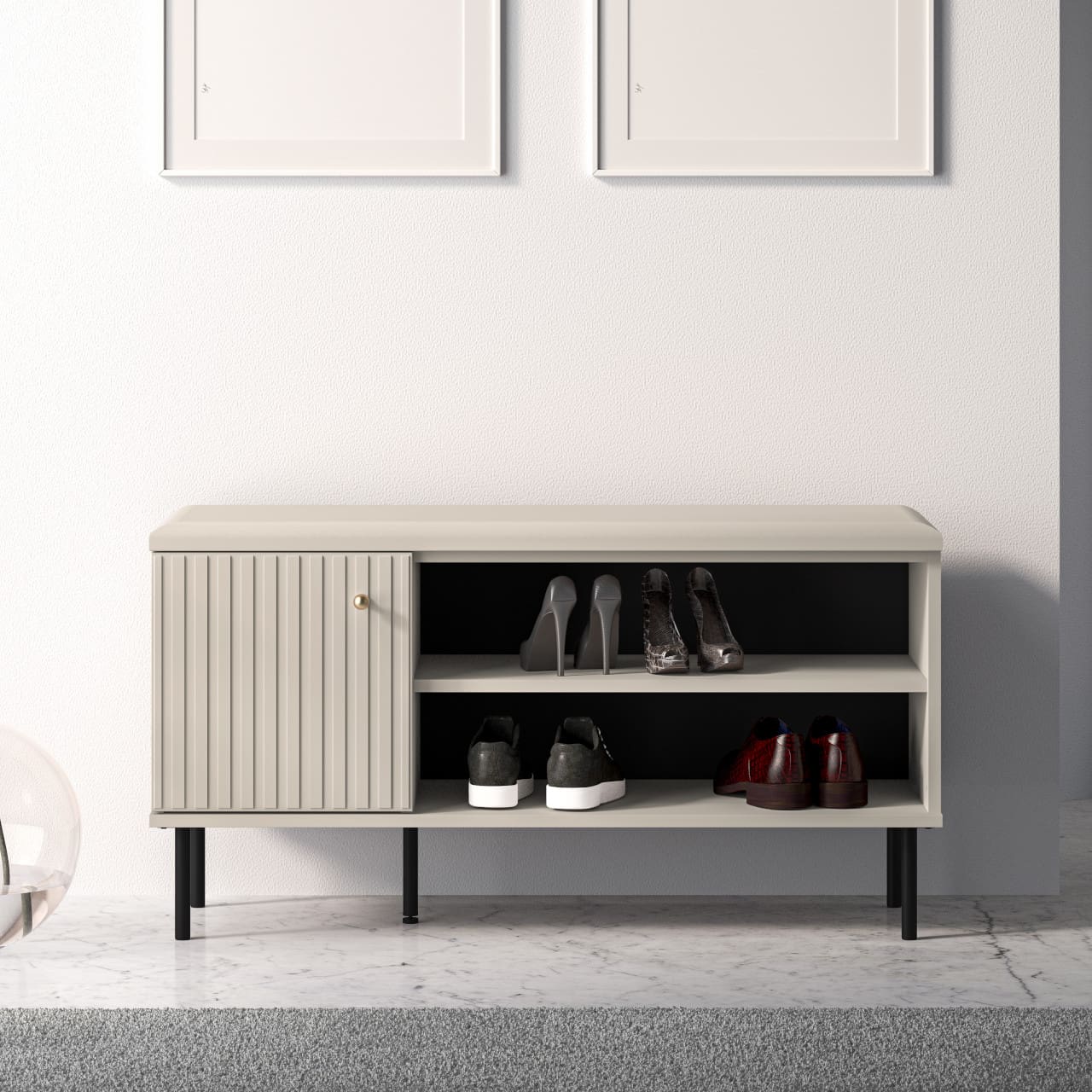 Botník se sedákem ALVARO 15 kašmír - Obrázek 5