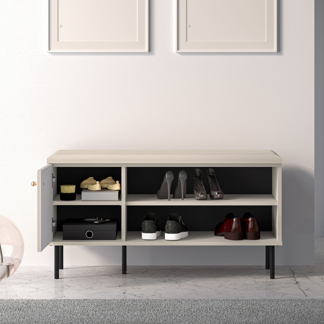 Botník se sedákem ALVARO 15 kašmír - Obrázek 6