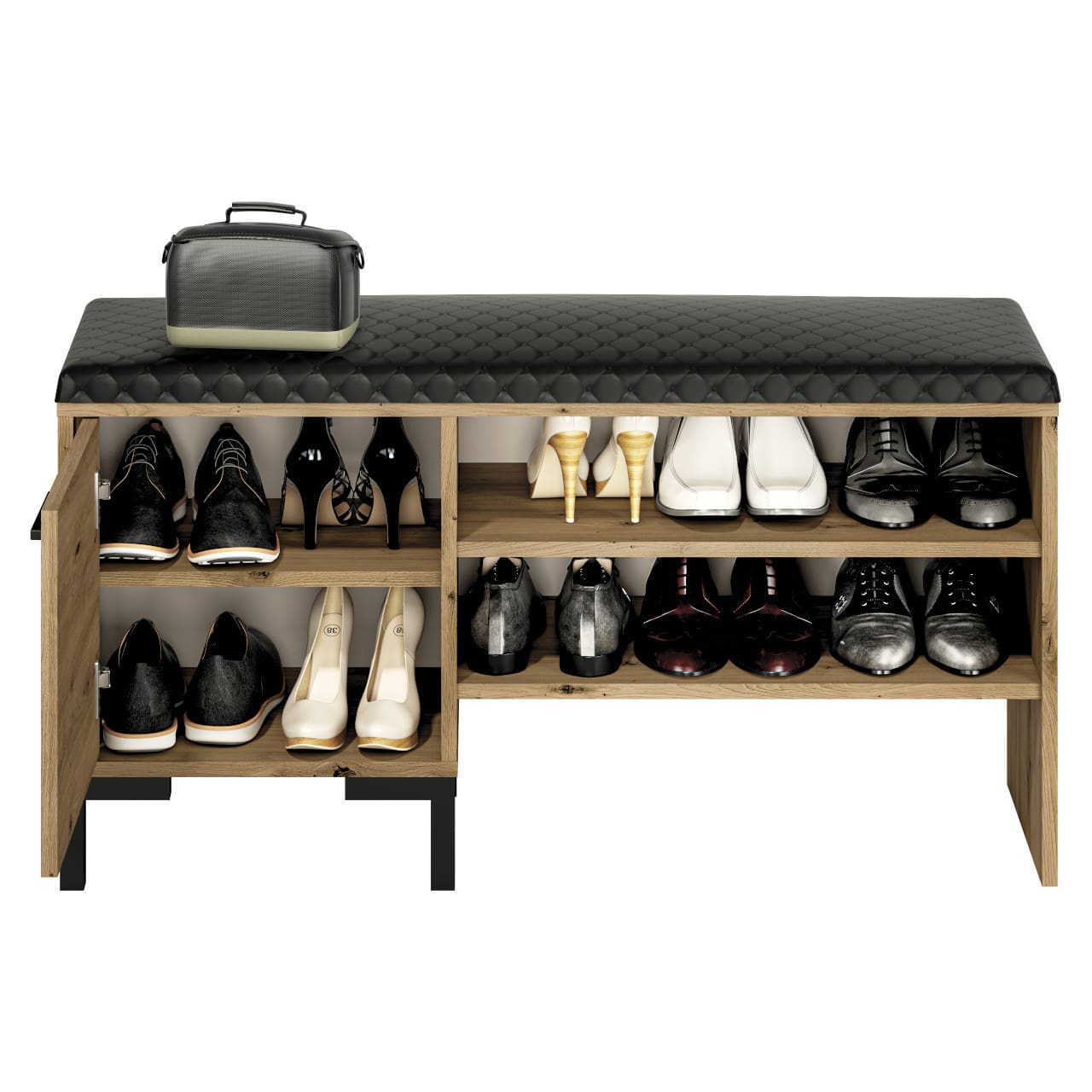 Botník se sedákem MEVIA 05 dub artisan - Obrázek 3