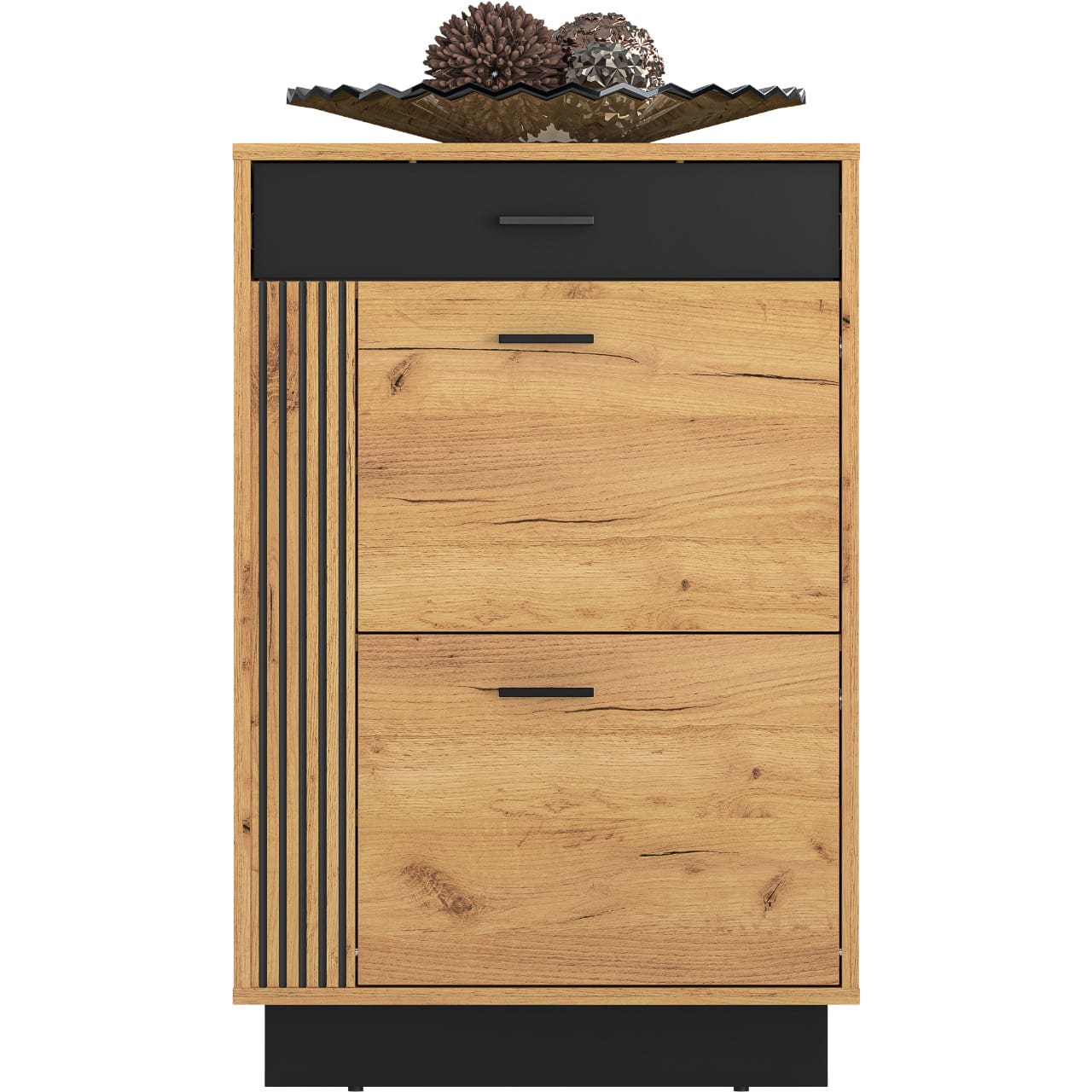 Botník URSA 18 dub craft zlatý + černý - Obrázek 2