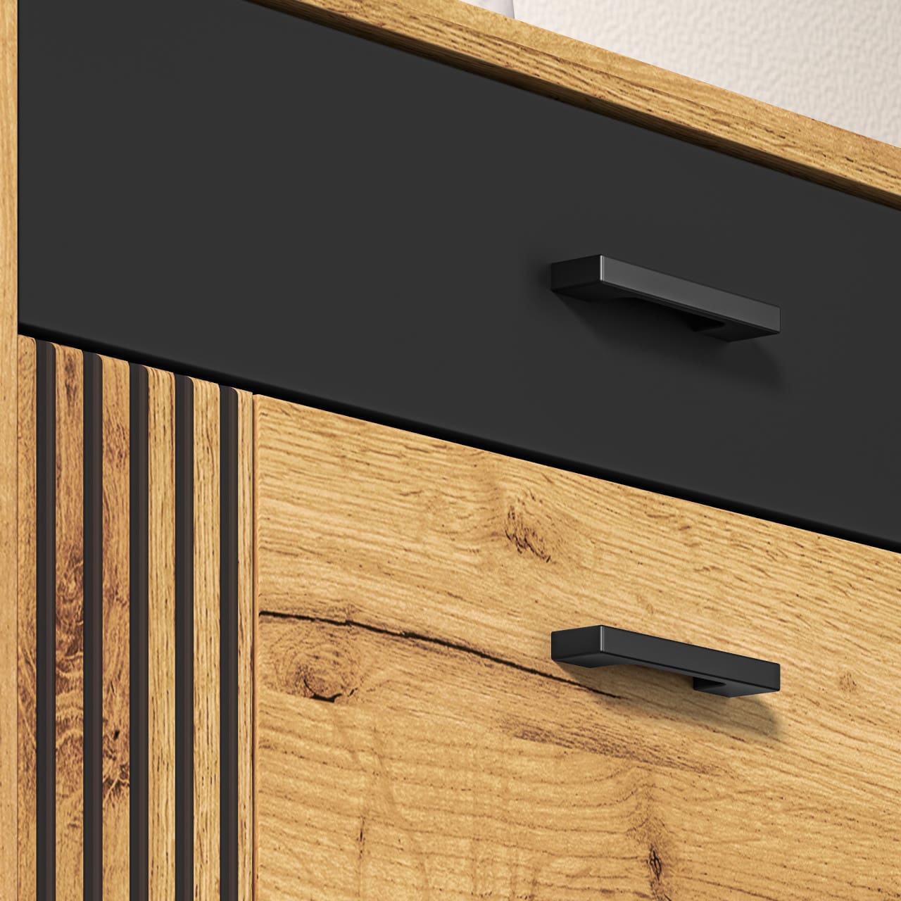 Botník URSA 18 dub craft zlatý + černý - Obrázek 6