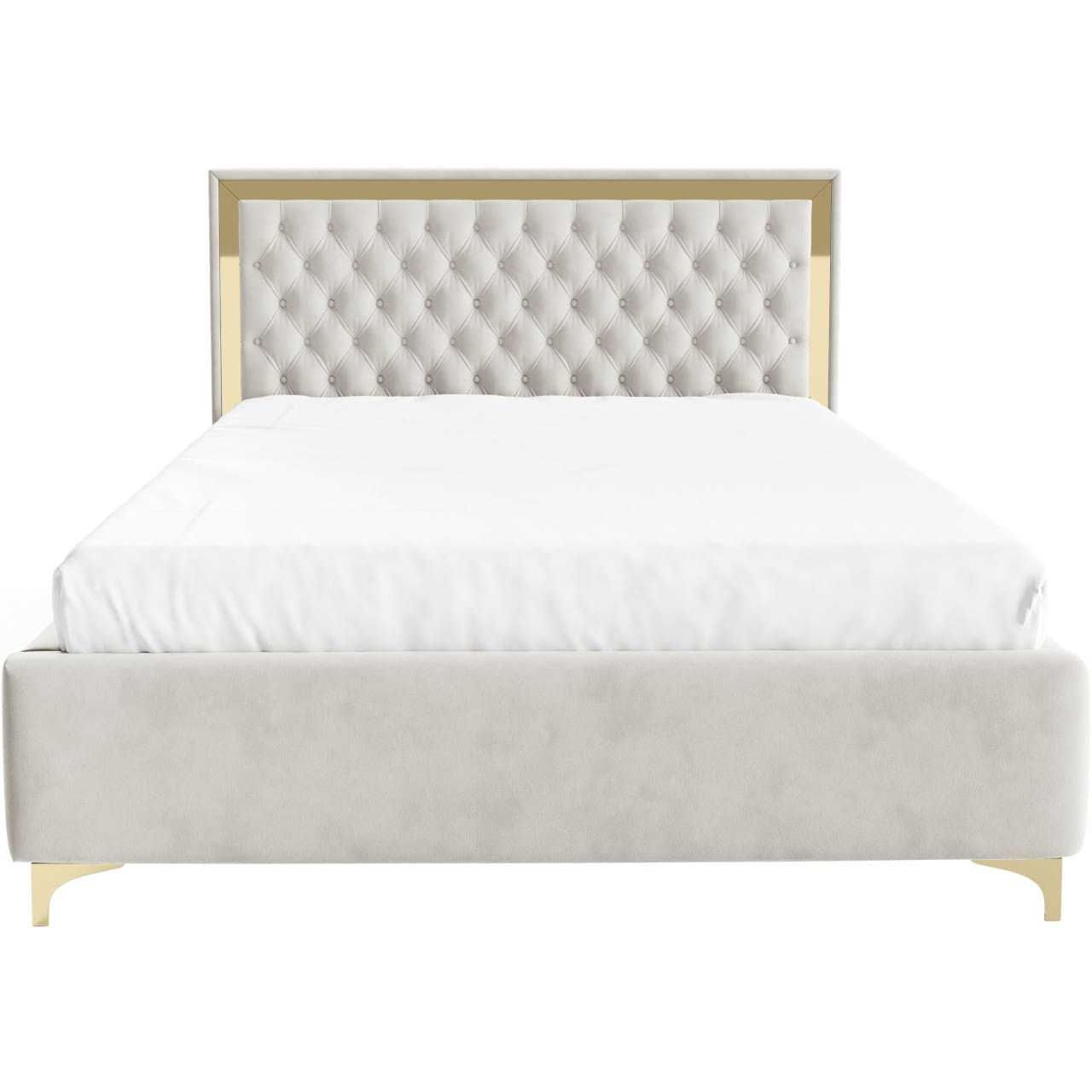 Čalouněná postel TOBAGO 140x200 zlatý / fresh 01 - Obrázek 2