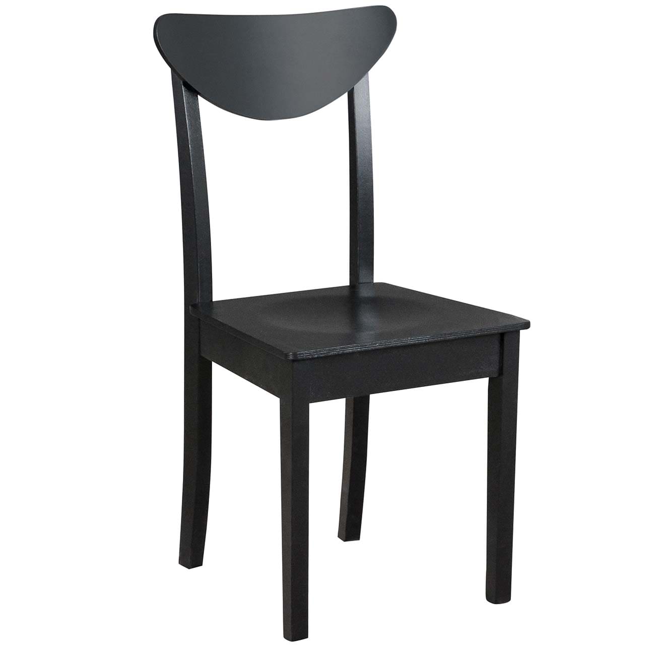Černá dřevěná židle DK53