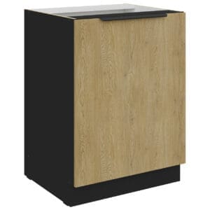 Dolní skříňka 60 CAMERON 06 černá / dub cremona