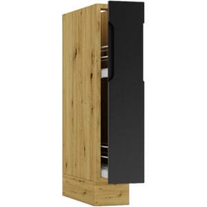Dolní skříňka CARGO D15 ELLEN 10 dub artisan / černá