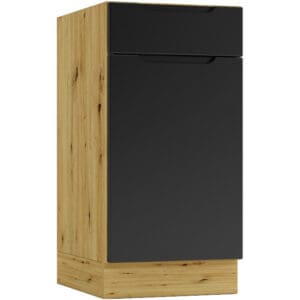 Dolní skříňka D40S ELLEN 09 dub artisan / černá