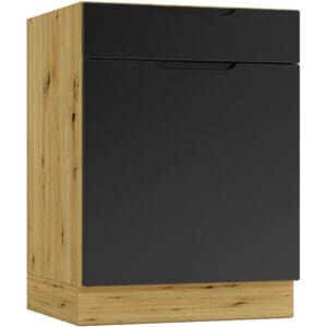 Dolní skříňka D60S ELLEN 05 dub artisan / černá