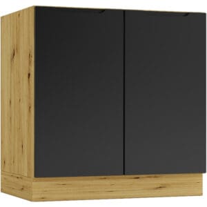 Dolní skříňka D80 ELLEN 01 dub artisan / černá