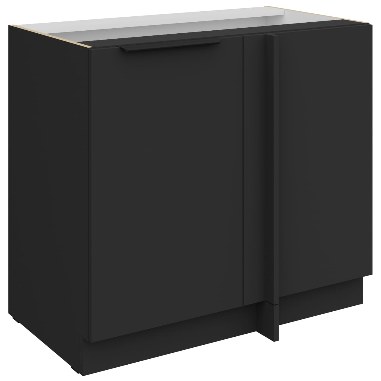 Dolní skříňka rohová 105 ERIS 15 černý mat / černý