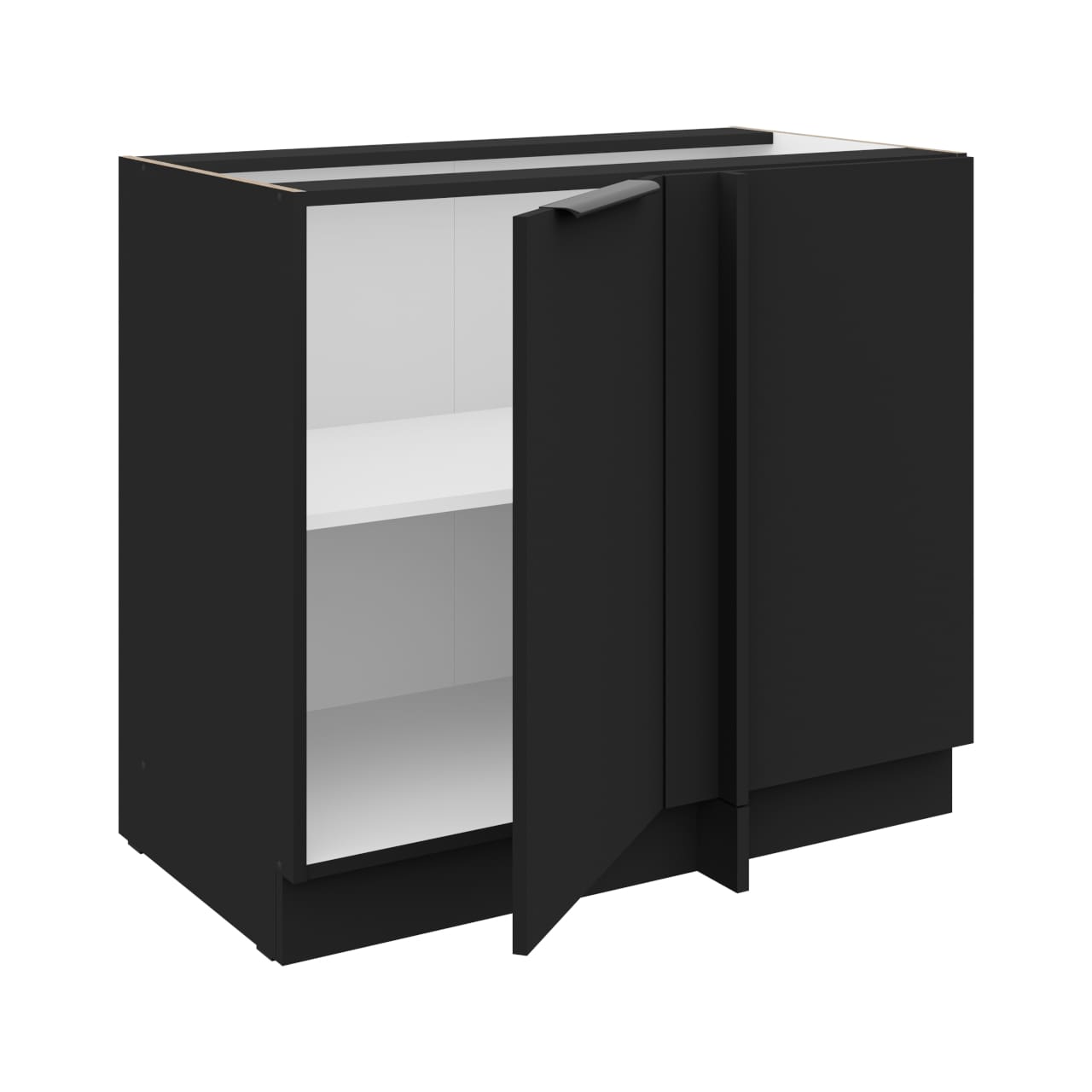 Dolní skříňka rohová 105 SILVIA 15 černý - Obrázek 2