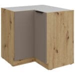 Dolní skříňka rohová ERIS 16 Dub Artisan / Písková Šedá AFM